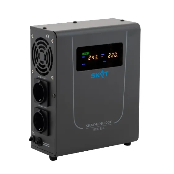 SKAT UPS-500T UPS источник бесперебойного питания 220 В, 500 ВА, Line-Interactive